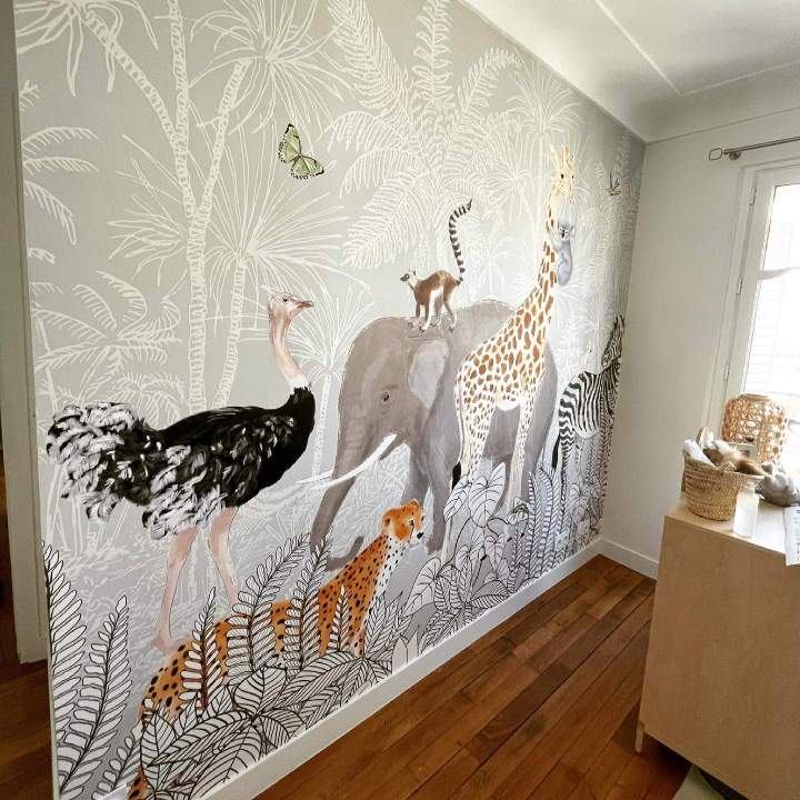 Film déco mural Moret Loing et Orvanne